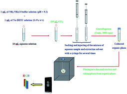 Graphical abstract: A simple and rapid technique for the determination of copper based on air-assisted liquid–liquid microextraction and image colorimetric analysis