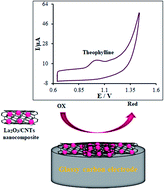 Graphical abstract: Synthesis of La2O3/MWCNT nanocomposite as the sensing element for electrochemical determination of theophylline