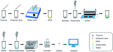 Graphical abstract: Analysis of pyrethroids in cereals by HPLC with a deep eutectic solvent-based dispersive liquid–liquid microextraction with solidification of floating organic droplets