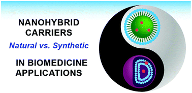 Graphical abstract: Nanohybrid carriers: the yin–yang equilibrium between natural and synthetic in biomedicine