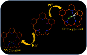 Graphical abstract: Isosmaragdyrin with an N3C2 core: stabilization of Rh(i) and organo-Pt(ii) complexes