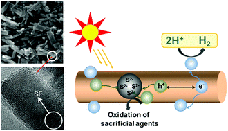 Graphical abstract: CdZnS nanorods with rich sulphur vacancies for highly efficient photocatalytic hydrogen production