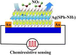 Graphical abstract: Organic “receptor” fully covered few-layer organic–metal chalcogenides for high-performance chemiresistive gas sensing at room temperature