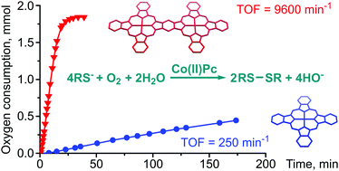 Graphical abstract: A planar binuclear cobalt(ii) phthalocyanine as a highly efficient catalyst for the oxidation of a mercaptan