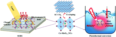 Graphical abstract: Supercritical CO2 synthesis of Co-doped MoO3−x nanocrystals for multifunctional light utilization