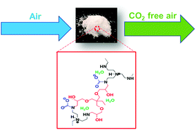 Graphical abstract: Direct air capture (DAC) of CO2 using polyethylenimine (PEI) “snow”: a scalable strategy