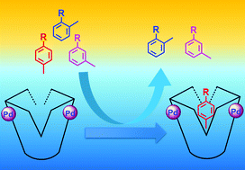 Graphical abstract: Binding selectivity and separation of p-functionalized toluenes with a metallo-cavitand in water