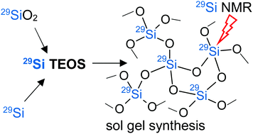 Graphical abstract: Convenient two step synthesis of 29Si labelled tetraalkoxysilanes