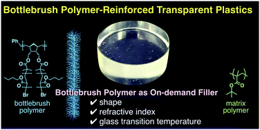 Graphical abstract: Bottlebrush polymer-reinforced transparent multiphase plastics with enhanced thermal stability