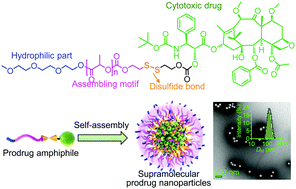 Graphical abstract: Supramolecular nanoparticles self-assembled from reduction-responsive cabazitaxel prodrugs for effective cancer therapy