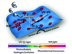 Graphical abstract: Photothermal conversion assisted photocatalytic hydrogen evolution from amorphous carbon nitrogen nanosheets with nitrogen vacancies