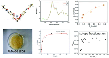 Graphical abstract: DFT and MD simulation supplemented experiments for isotopic fractionation of zinc compounds using a macrocyclic crown ether appended polymeric resin