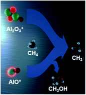 Graphical abstract: Barrierless methane-to-methanol conversion: the unique mechanism of AlO+