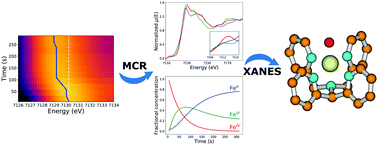 Graphical abstract: Activation of C–H bonds by a nonheme iron(iv)–oxo complex: mechanistic evidence through a coupled EDXAS/UV-Vis multivariate analysis
