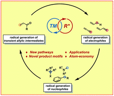 Graphical abstract: Transition metal-catalysed allylic functionalization reactions involving radicals