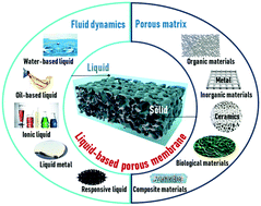 Graphical abstract: Liquid-based porous membranes