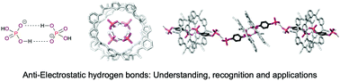 Graphical abstract: Recognition and applications of anion–anion dimers based on anti-electrostatic hydrogen bonds (AEHBs)