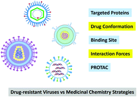 Graphical abstract: Medicinal chemistry strategies for discovering antivirals effective against drug-resistant viruses