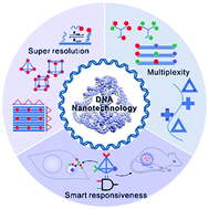 Graphical abstract: DNA nanotechnology-empowered nanoscopic imaging of biomolecules