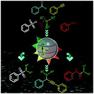 Graphical abstract: Black TiO2 nanoparticles with efficient photocatalytic activity under visible light at low temperature: regioselective C–N bond cleavage toward the synthesis of thioureas, sulfonamides, and propargylamines
