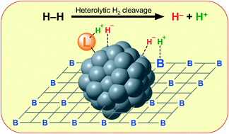 Graphical abstract: Heterolytic cleavage of dihydrogen (HCD) in metal nanoparticle catalysis