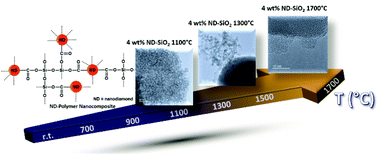Graphical abstract: Novel 0D-nanocarbon-silica ceramic composites: sol–gel synthesis and high-temperature evolution