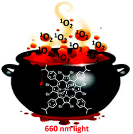 Graphical abstract: An octabrominated Sn(iv) tetraisopropylporphyrin as a photosensitizer dye for singlet oxygen biomedical applications