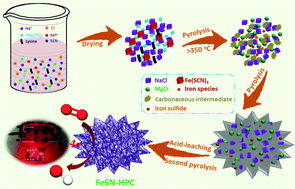 Graphical abstract: Fe–N4 engineering of S and N co-doped hierarchical porous carbon-based electrocatalysts for enhanced oxygen reduction in Zn–air batteries