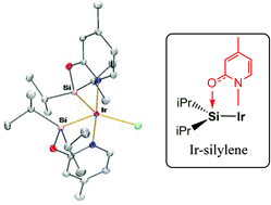 Graphical abstract: 2-Pyridone-stabilized iridium silylene/silyl complexes: structure and QTAIM analysis