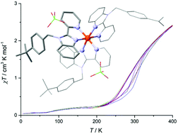 Graphical abstract: Low-spin and spin-crossover iron(ii) complexes with pyridyl-benzimidazole ligands: synthesis, and structural, magnetic and solution study