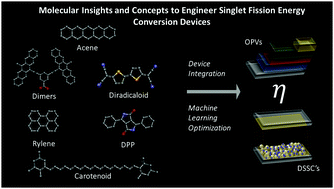 Graphical abstract: Molecular insights and concepts to engineer singlet fission energy conversion devices