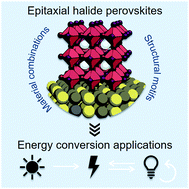 Graphical abstract: Epitaxial halide perovskite-based materials for photoelectric energy conversion