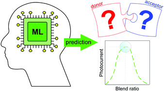 Graphical abstract: Predicting the photocurrent–composition dependence in organic solar cells