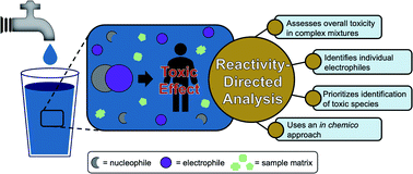 Graphical abstract: Reactivity-directed analysis – a novel approach for the identification of toxic organic electrophiles in drinking water