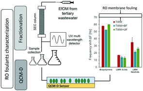 Graphical abstract: Impact of pretreatment on RO membrane organic fouling: composition and adhesion of tertiary wastewater effluent organic matter