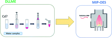 Graphical abstract: Evaluation of MIP-OES as a detector in DLLME procedures: application to Cd determination in water samples