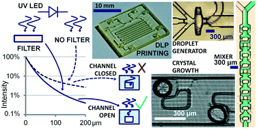 Graphical abstract: Accurate and rapid 3D printing of microfluidic devices using wavelength selection on a DLP printer