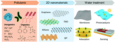 Graphical abstract: Engineered two-dimensional nanomaterials: an emerging paradigm for water purification and monitoring