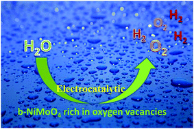 Graphical abstract: A nickel molybdenum oxide nanoarray as an efficient and stable electrocatalyst for overall water splitting