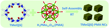 Graphical abstract: Self-assembled tetramethyl cucurbit[6]uril–polyoxometalate nanocubes as efficient and recyclable catalysts for the preparation of propyl gallate
