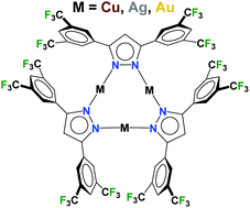 Graphical abstract: Coinage metal metallacycles involving a fluorinated 3,5-diarylpyrazolate