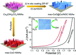 Graphical abstract: Engineering cobalt oxide by interfaces and pore architectures for enhanced electrocatalytic performance for overall water splitting
