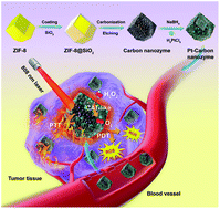 Graphical abstract: Platinum-carbon-integrated nanozymes for enhanced tumor photodynamic and photothermal therapy