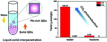 Graphical abstract: Synthesis of monodisperse water-stable surface Pb-rich CsPbCl3 nanocrystals for efficient photocatalytic CO2 reduction