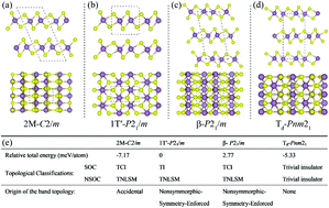 Graphical abstract: Prediction of topological nontrivial semimetals and pressure-induced Lifshitz transition in 1T′-MoS2 layered bulk polytypes