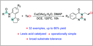 Graphical abstract: Base-promoted Lewis acid catalyzed synthesis of quinazoline derivatives