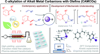 Graphical abstract: C-Alkylation of alkali metal carbanions with olefins