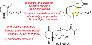 Graphical abstract: Highly stereocontrolled total synthesis of secodolastane diterpenoid isolinearol