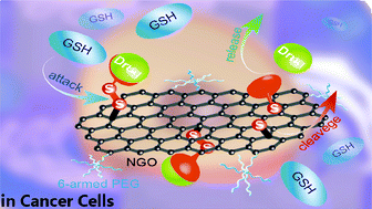 Graphical abstract: A facile PEG/thiol-functionalized nanographene oxide carrier with an appropriate glutathione-responsive switch