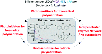 Graphical abstract: Allyl amino-thioxanthone derivatives as highly efficient visible light H-donors and co-polymerizable photoinitiators